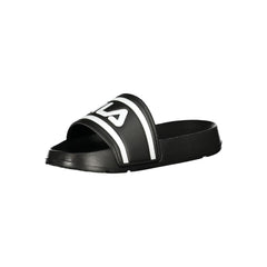 Fila Black Polyurethane Women Slipper