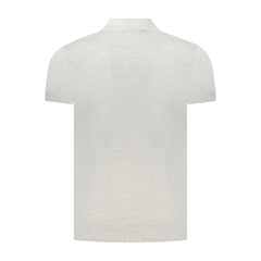 Cavalli Class Grigio Cotton Men's Polo Shirt
