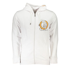 Cavalli Class Bianco Baumwoll-Herren-Sweatshirt