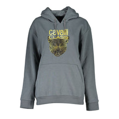 Cavalli Class Grigio Polyester Damen Sweatshirt
