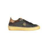 Blauer Nero Leder Herren-Sneaker