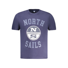 North Sails Herren T-Shirt aus blauer Baumwolle