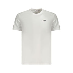 Fila Weißes Baumwoll-Herren-T-Shirt