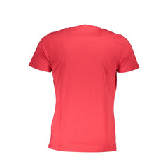 Cavalli Class Rosso Baumwoll-Herren-T-Shirt