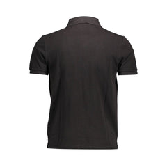 North Sails Herren Poloshirt aus schwarzer Baumwolle