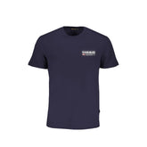 Napapijri Blue Organic Cotton Men T-Shirt