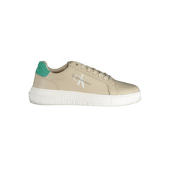 Calvin Klein Beige Leder Herren Sneaker
