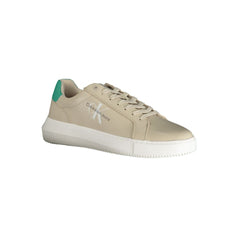 Calvin Klein Beige Leder Herren Sneaker