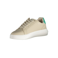 Calvin Klein Beige Leder Herren Sneaker