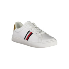 Tommy Hilfiger Bianco Polyurethane Women Sneaker