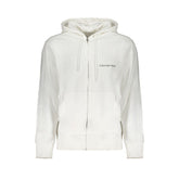 Calvin Klein White Cotton Men's Hooded Sweater