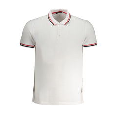 Cavalli Class Bianco Baumwoll-Polohemd für Herren