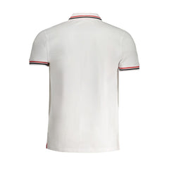 Cavalli Class Bianco Baumwoll-Polohemd für Herren
