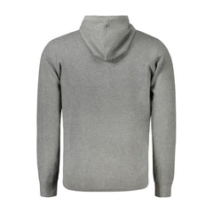 Norwegen 1963 Brauner Polyester-Herren-Cardigan