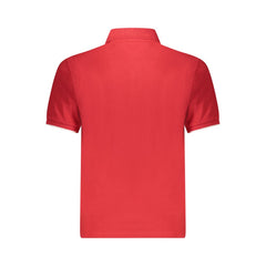 North Sails Red Cotton Men Polo Shirt