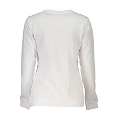 Cavalli Class Damen-Sweatshirt aus weißer Baumwolle