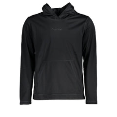 Calvin Klein Black Polyester Men's Hooded Sweater
