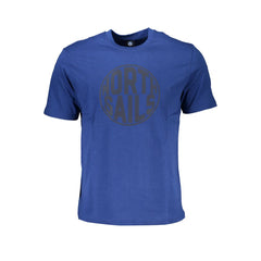 North Sails Herren T-Shirt aus blauer Baumwolle
