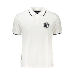 North Sails Herren Poloshirt aus weißer Baumwolle