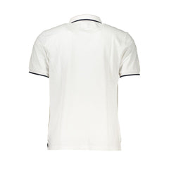 North Sails Herren Poloshirt aus weißer Baumwolle