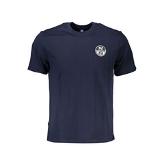 North Sails Blu Cotton Men T-Shirt