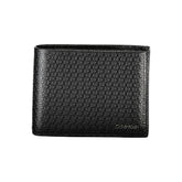 Calvin Klein Sleek Black Leather Bifold Wallet with RFID Block