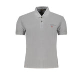Napapijri Brown Cotton Men Polo Shirt