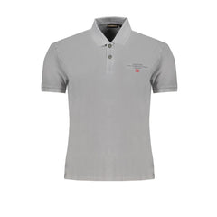 Napapijri Brown Cotton Men Polo Shirt