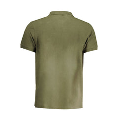Norway 1963 Verde Cotton Mens Polo Shirt