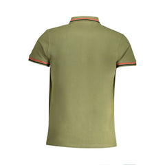 Cavalli Class Verde Baumwoll-Herren-Polohemd