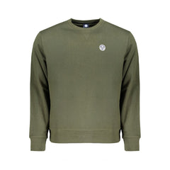 North Sails Green Cotton Men Sweater