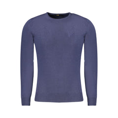 Cavalli Class Blue Viscose Men Sweater