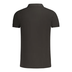 Fila Black Cotton Men Polo