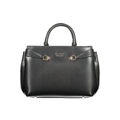Guess Jeans Schwarze Polyurethan-Damenhandtasche