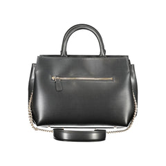 Guess Jeans Schwarze Polyurethan-Damenhandtasche