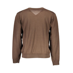 Romeo Gigli Marrone Herrenpullover aus Wolle
