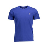 Sergio Tacchini Blue Cotton Men T-Shirt