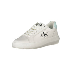 Calvin Klein Bianco Leder Damen Sneaker