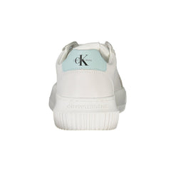 Calvin Klein Bianco Leder Damen Sneaker