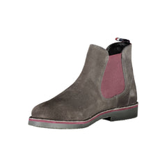 U.S. POLO ASSN. Grau Leder Herren Stiefelette