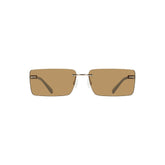 Calvin Klein Beige Metal Women Sunglasses