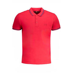 Cavalli Class Rotes Poloshirt aus Baumwolle für Herren