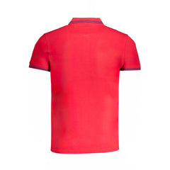 Cavalli Class Rotes Poloshirt aus Baumwolle für Herren