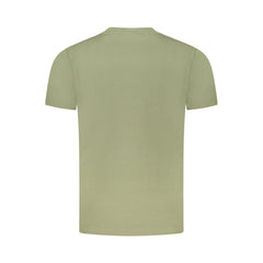 Cavalli Class Green Cotton Men T-Shirt