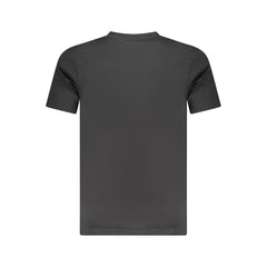 Cavalli Class Black Cotton Men T-Shirt