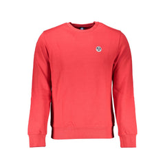 North Sails Roter Baumwollpullover für Herren