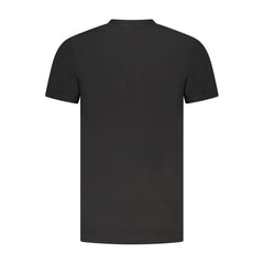 Cavalli Class Black Cotton Men T-Shirt