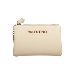 Mario Valentino Beige Polyethylen Damen Geldbörse