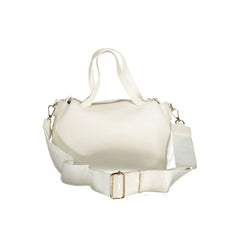 Mario Valentino Bianco Damenhandtasche aus Polyurethan