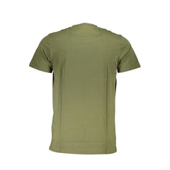 Cavalli Class Grünes Baumwoll-T-Shirt für Herren